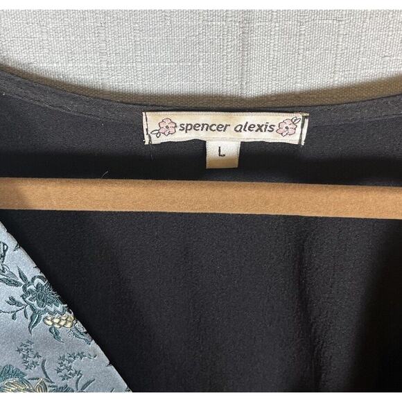 Spencer Alexis Lace Kimono Jacket Womens L Crochet Lace Fairy Whimsigoth Boho - Picture 13 of 13